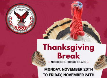 Happy Thanksgiving Break! No School November 20th-24th